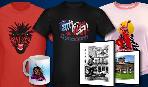 Spain T-shirts and Greek themed gifts